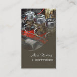 Hotrod restoration business template business card