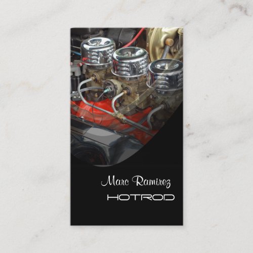 Hotrod restoration business template business card templates