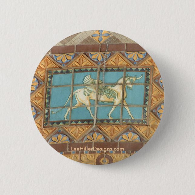 HotSprings, AR Quapaw Dome Tiles II Gifts Apparel Pinback Button (Front)