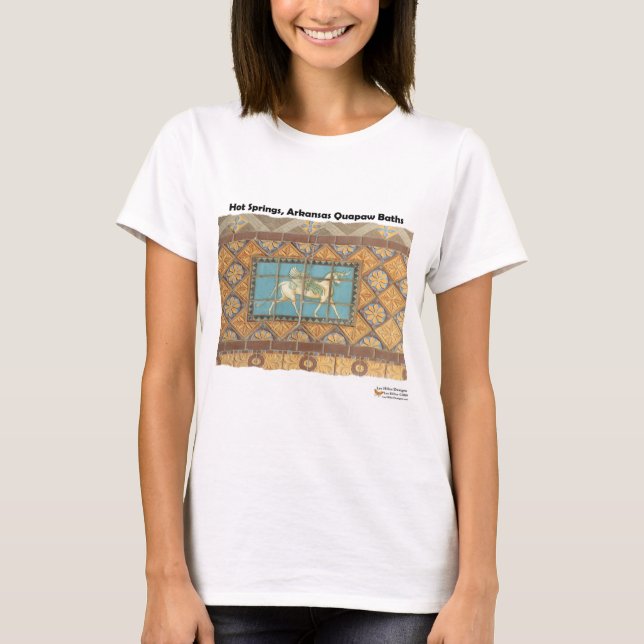 HotSprings, AR Quapaw Dome Tiles II Gifts Apparel T-Shirt (Front)