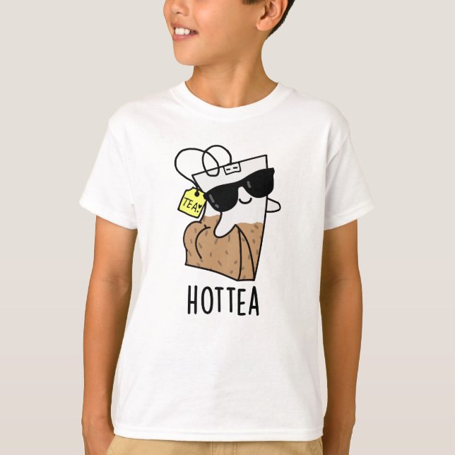 Hottea Funny Hot Tea Pun  T-Shirt (Front)