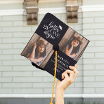 Hotter By One Degree 2 Photo Graduation Cap Topper<br><div class="desc">Hotter by one degree graduation cap topper,  featuring two of your favorite photographs,  personalized with your name,  school/college and year.</div>