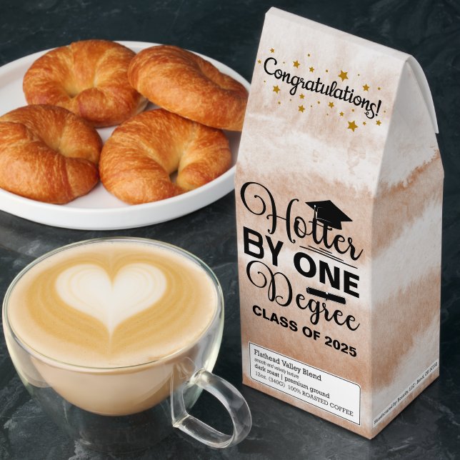 Hotter by One Degree Graduation Congratulations Roasted Coffee (Breakfast)