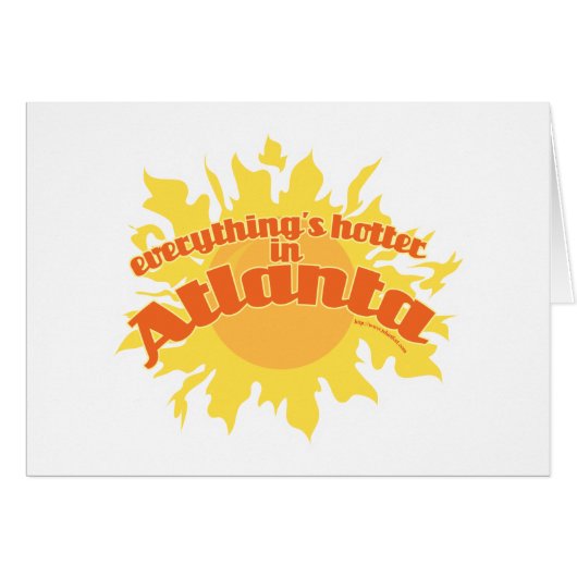 Hotter in Atlanta Cards (Front Horizontal)