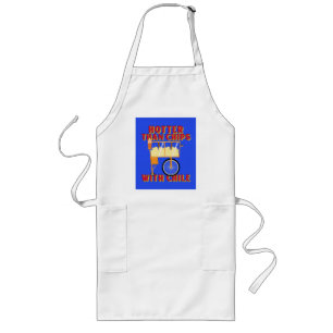 Hotter Than Chips With Chile - Mexican Street Food Long Apron