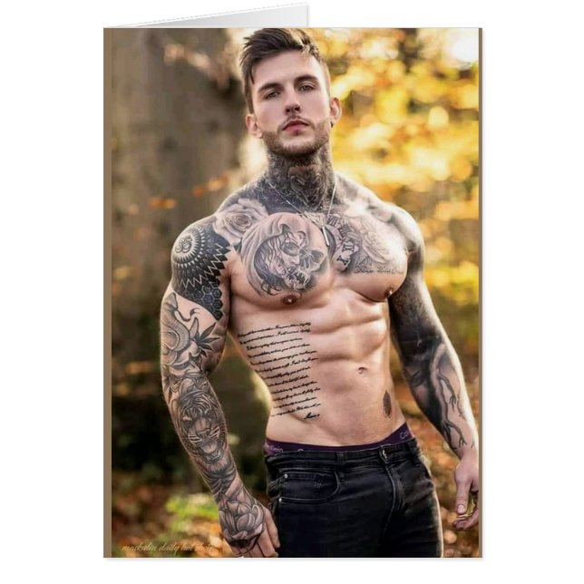 Hottest Hunks on the Planet! Time For Equality! Cards (Front)