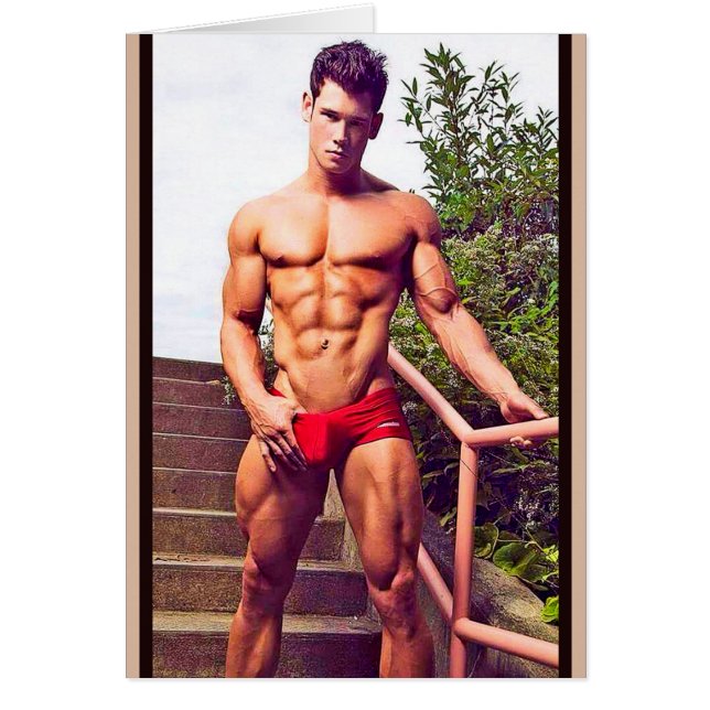 Hottest Hunks on the Planet! Time For Equality! Cards (Front)