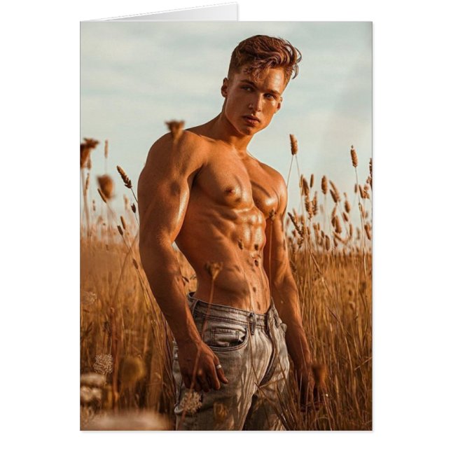 Hottest Hunks on the Planet! Time For Equality! Cards (Front)