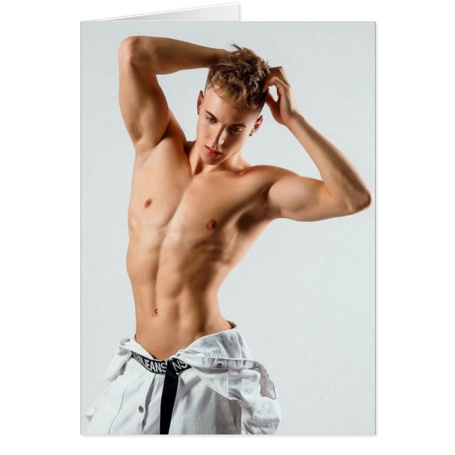 Hottest Hunks on the Planet! Time For Equality!  Cards (Front)
