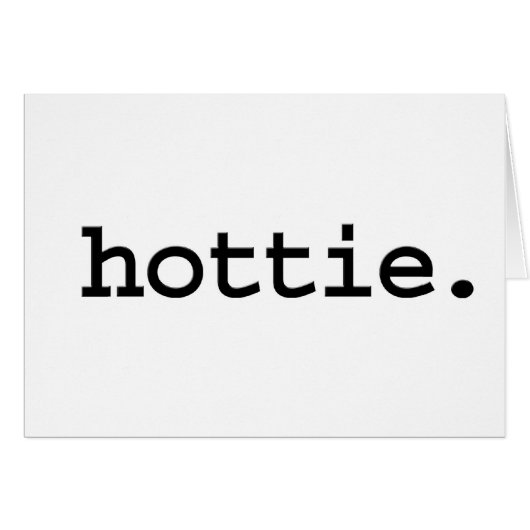 hottie. cards (Front Horizontal)