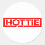 Hottie Stamp Classic Round Sticker