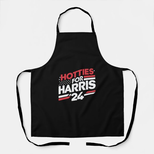 Hotties For Harris 24 Apron (Front)