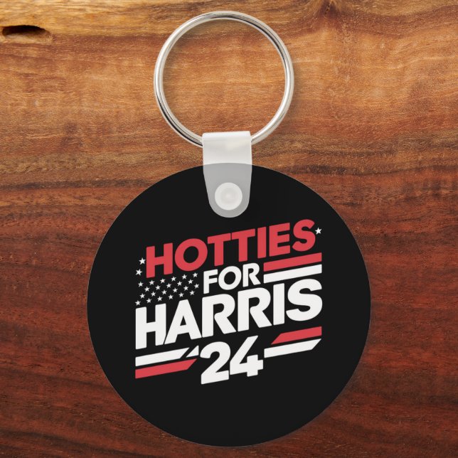 Hotties For Harris 24 Keychain (Front)