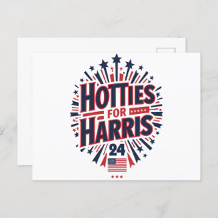 Hotties for Harris Postcard