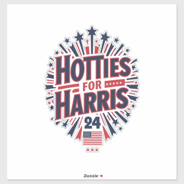 Hotties for Harris Sticker (Sheet)