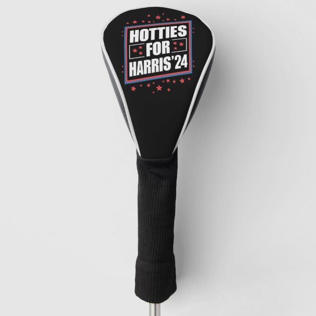 Hotties For Kamala Harris  Golf Head Cover (Front)