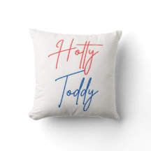 Hotty Toddy Ole Miss Throw Pillow