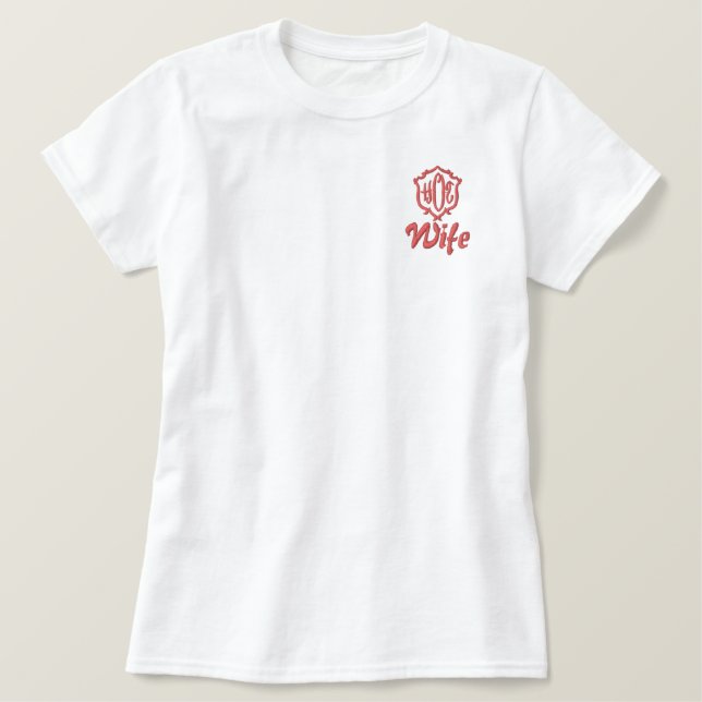 Hotwife I Embroidered Shirt (Design Front)