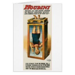 Houdini ~ Illusionist Vintage Magic / Escape Art Cards
