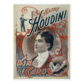 Harry Houdini Buried Alive Vintage Poster 1914 Postcard Zazzle Com Houdini ii buried alive (exclusive). harry houdini buried alive vintage