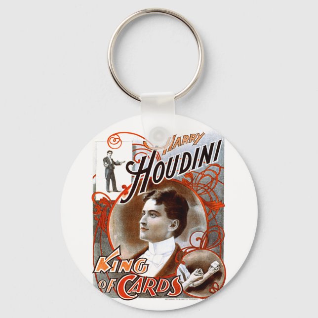 Houdini - King of Cards Keychain (Front)