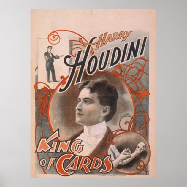 houdini king of cards poster