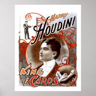 Houdini - King of Cards Poster