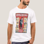 Houdini ~ Vintage Handcuff Escape Artist T-shirt at Zazzle