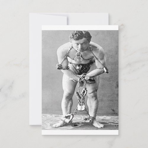 Houdini Vintage Save The Date