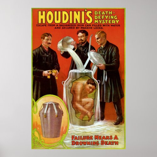 Houdinis Death Defying Mystery Poster