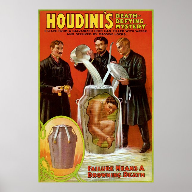 Houdini's Death Defying Mystery Poster (Front)