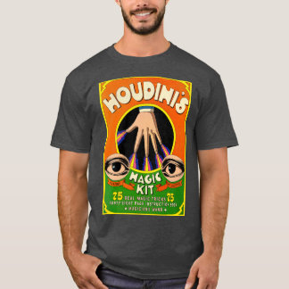 Houdinis Magic Kit 70s Retro Book T-Shirt
