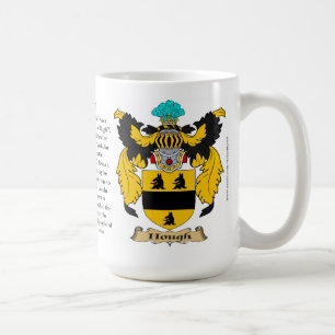 Hough name, the Origin, the Meaning and the Crest Coffee Mug