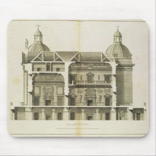 Houghton Hall: cross-section of the Hall and Salon Mouse Pad