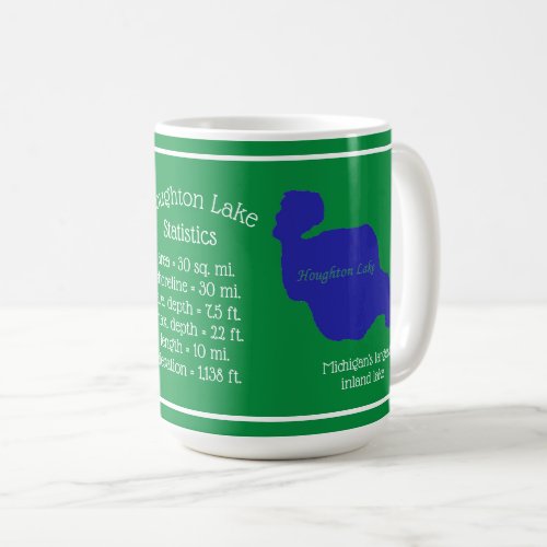 Houghton Lake statistics Coffee Mug