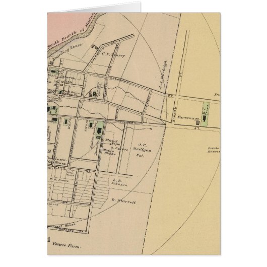 Houlton, Aroostook County Map Cards (Front)