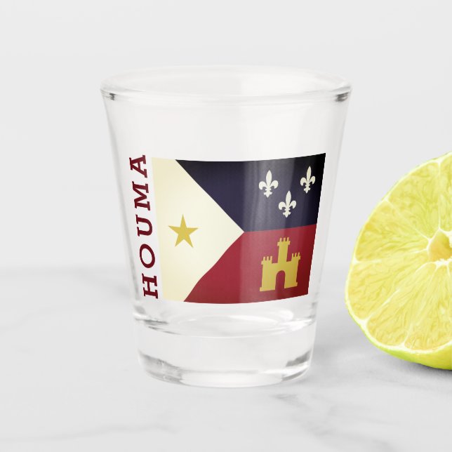 Houma, Louisiana Shot Glass (Front)