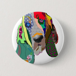 Hound Collage Button $6.95