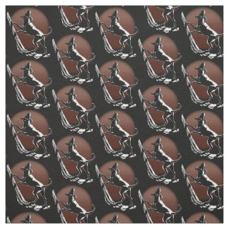 Hound Dog Art Fabric Fabric Hunting Dog Pattern
