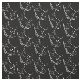 Hound Dog Art Fabric Fabric Hunting Dog Pattern
