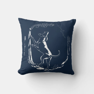 Hound Dog Art Throw Pillow Hunting Dog Pillows