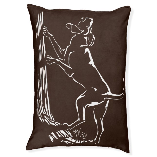 Hound Dog Bed Hunting Dog Pet Beds Personalize (Front Vertical)