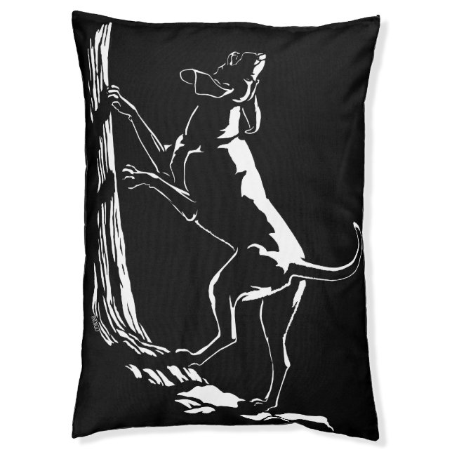 Hound Dog Bed Hunting Dog Pet Beds Personalize (Front Vertical)