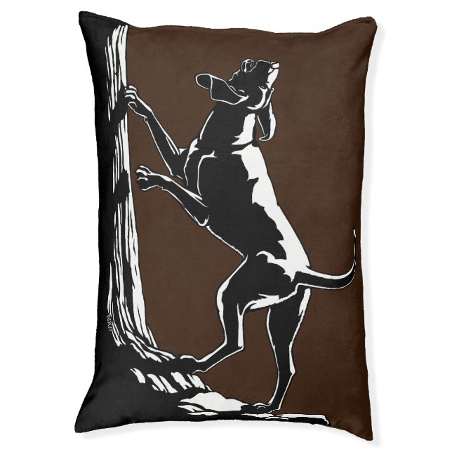 Hound Dog Bed Hunting Dog Pet Beds Personalize (Front Vertical)
