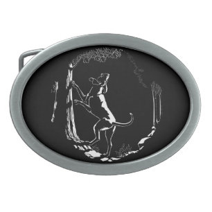 Hound Dog Belt Buckle Hunting Dog Belt Buckle