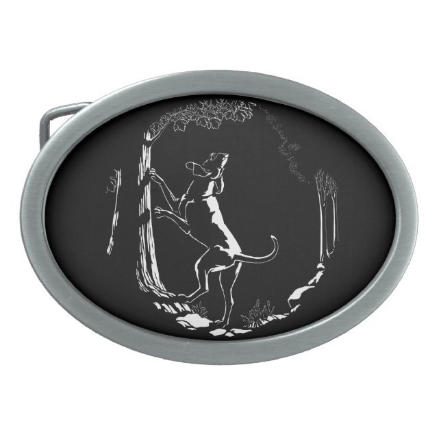 Hound Dog Belt Buckle Hunting Dog Belt Buckle (Front)