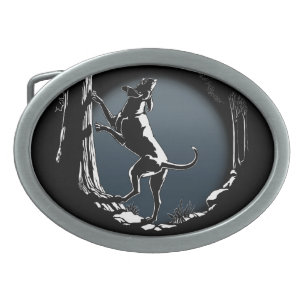 Hound Dog Belt Buckle Hunting Dog Belt Buckle