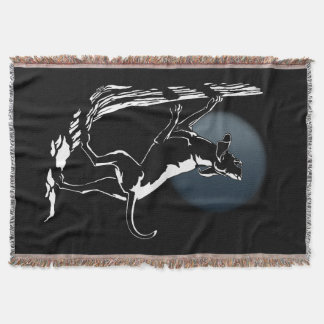 Hound Dog Blanket Hunting Dog Art Throw Blanket
