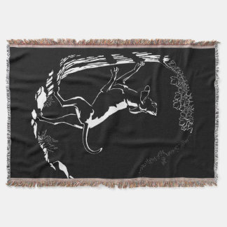 Hound Dog Blanket Hunting Dog Art Throw Blanket