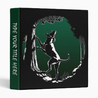 Hound Dog Book Binder Hunting Dog Art Photo Album